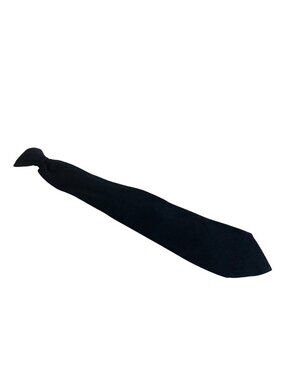 Ambassador Navy Blue Tie Mens Necktie Clip On Accessory Office Work Dad Gift